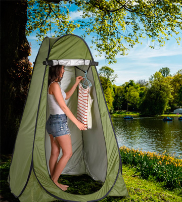 Review of Abco Tech Pop Up Shower Privacy Tent