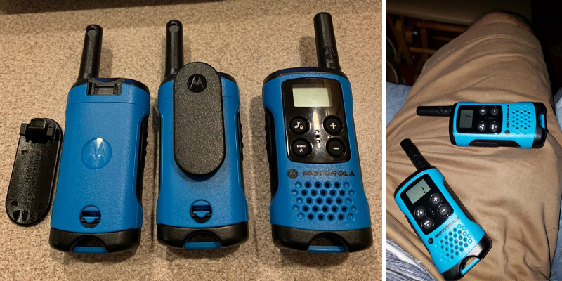 Motorola T100TP Talkabout Radio in the use