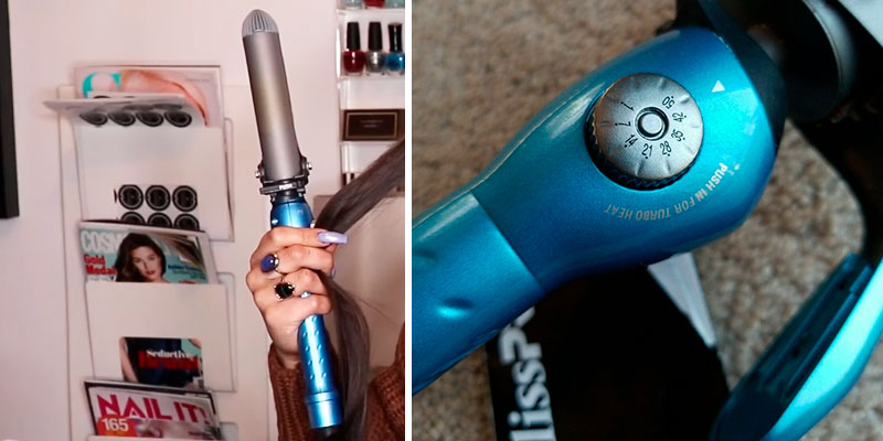Babyliss Pro BABNT125S Nano Titanium Spring Curling Iron in the use