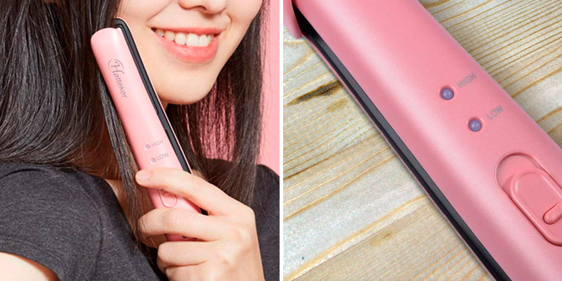Review of Hatteker Pink Cordless Mini Hair Straightener