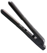 HerStyler SuperStyler Onyx Ceramic Flat Iron for All Hair Types