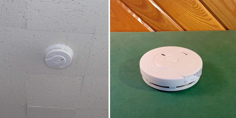 Kidde (i9010) Battery Operated Smoke Detector Alarm in the use