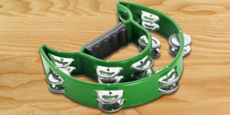 Review of Flexzion FBA_DHLF_MN_DRM_GRN Double Row Tambourine