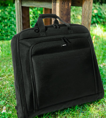 Review of AmazonBasics Premium Travel Hanging Luggage Suit Garment Bag, 21.1 Inch