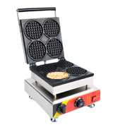 Liquor 4PCS Commercial Round Shape Waffle Iron Machine