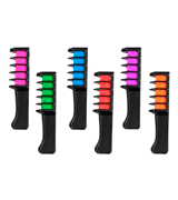 MSDADA 6 Colors New Temporary Bright Hair Chalk Comb