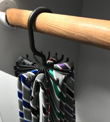 Review of IPOW IP1-201501095 Twirl Tie Rack Hanger Holder Hook