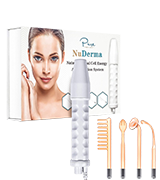 PureDailyCare NuDerma Portable Handheld High Frequency Skin Therapy Wand Machine