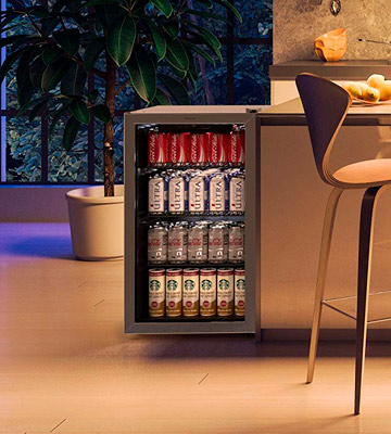 hOmeLabs HME030065N Beverage Refrigerator and Cooler - Bestadvisor