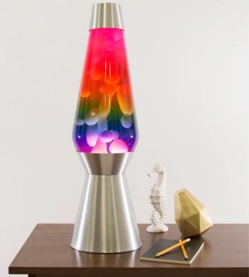Review of Lava Lite 6851 White Wax/7 Color Rainbow Globe/Silver Base