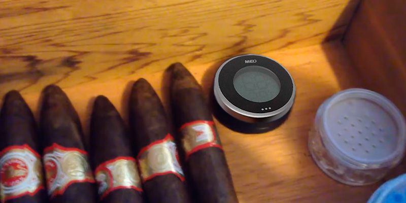 Detailed review of MIEO HH654 Round Digital Hygrometer for Humidor