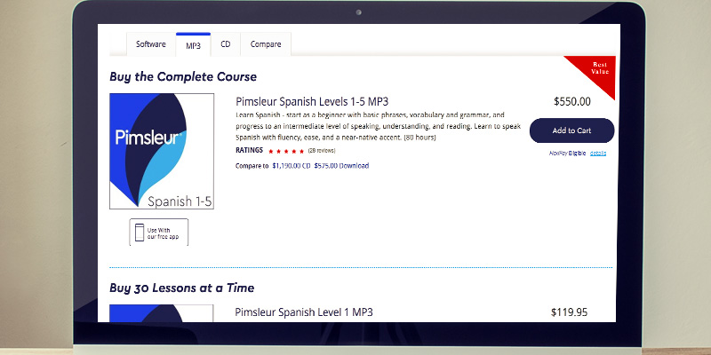 Detailed review of Pimsleur Learn Spanish Courses - Bestadvisor