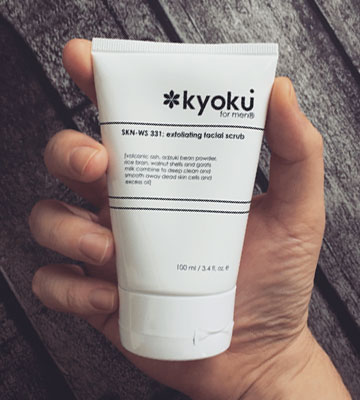 Review of Kyoku Exfoliating Facial Scrub Acne Treatment for Men