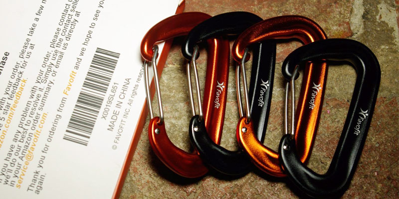 Review of Favofit Wiregate Carabiners