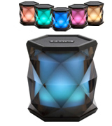 iHome IBT68 Color Changing Rechargeable Bluetooth Wireless Speaker with Speakerphone