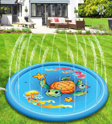 Review of Zen Laboratory Inflatable Splash Pad Fountain Swimming Pool
