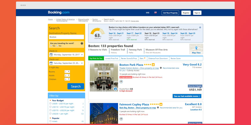 Booking Largest Hotel Booking Service in the use - Bestadvisor
