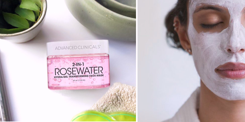 Review of Advanced Clinicals Rosewater Face Mask
