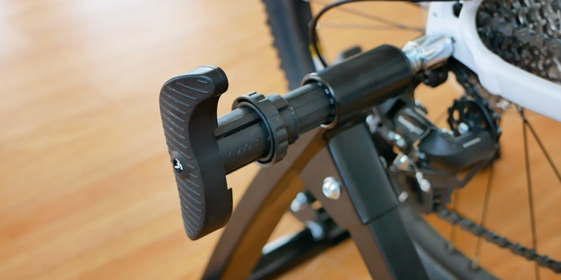 BalanceFrom Premium Bike Magnetic Trainer Stand in the use