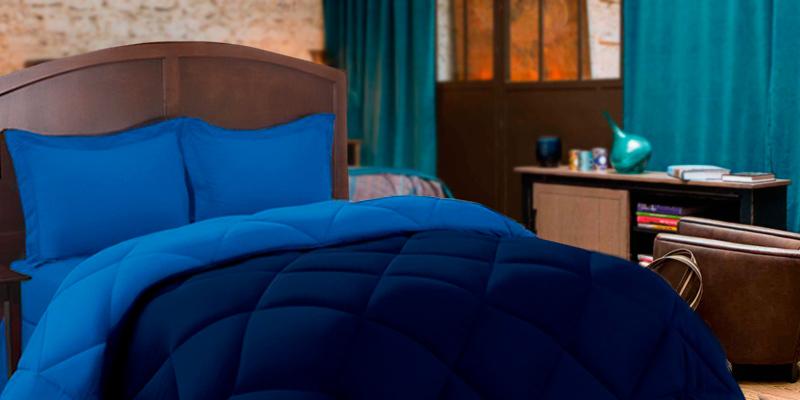 Review of Elegant Comfort Goose Down Alternative Reversible Comforter Set