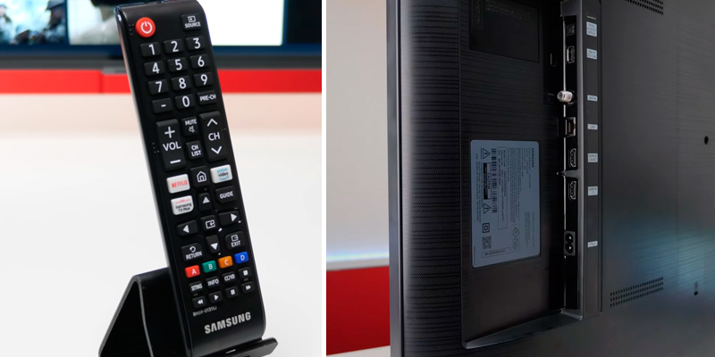 Samsung (UN55TU8000FXZA) 55-Inch Class Crystal 4K UHD HDR Smart TV with Alexa (2020 Model) in the use