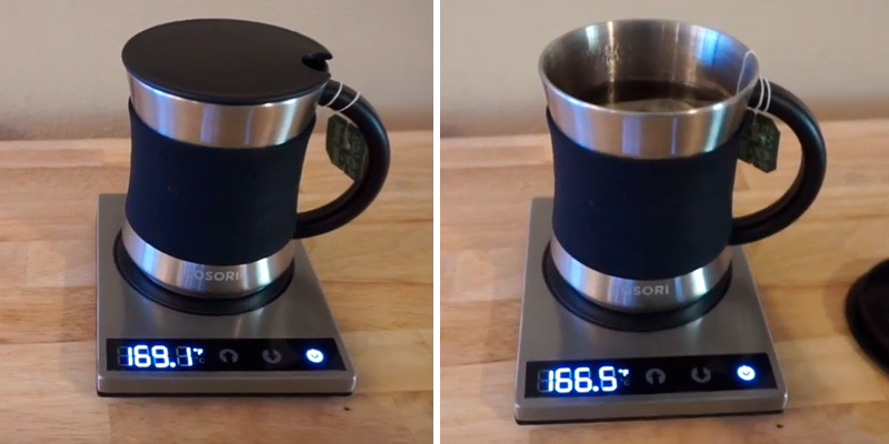 Review of Cosori Premium Coffee Mug Warmer & Mug Set