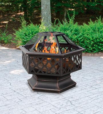 Review of UniFlame Hex Shaped Outdoor Fire Pit