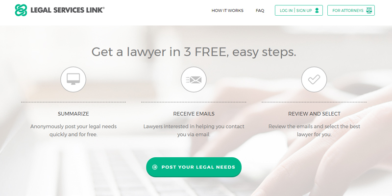 Legal Services Link Find a Lawyer in the use