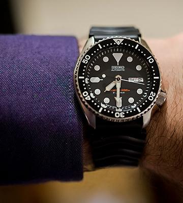 Review of Seiko SKX007K Men's Automatic Analogue Watch with Rubber Strap