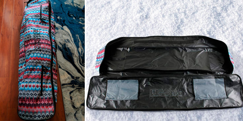 Element Equipment Snowboard Bag with Shoulder Strap and Gear Pockets 