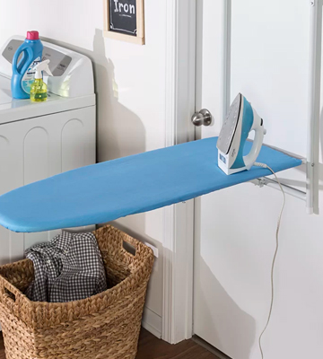 Details about   Oven The Door Ironing Board Cushioned Bubpers Hooks Rust Resistant Steel Frame 