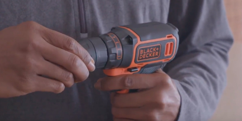 Black & Decker BDCDD120C 20V MAX Lithium Single Speed Drill/Driver in the use