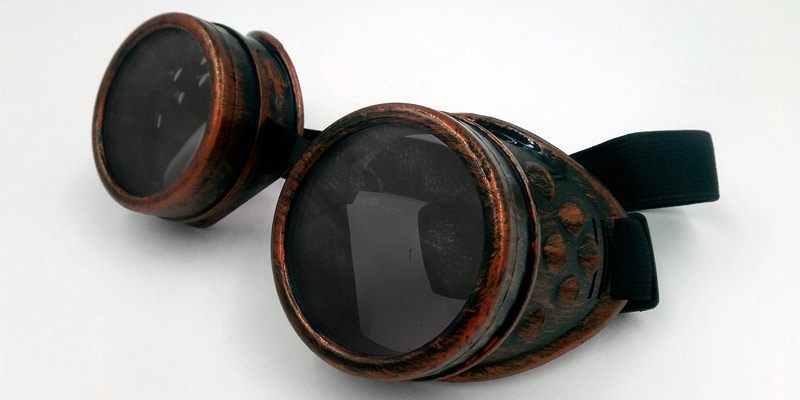 Review of WEICHUAN Vintage Steampunk Goggles Glasses Cosplay