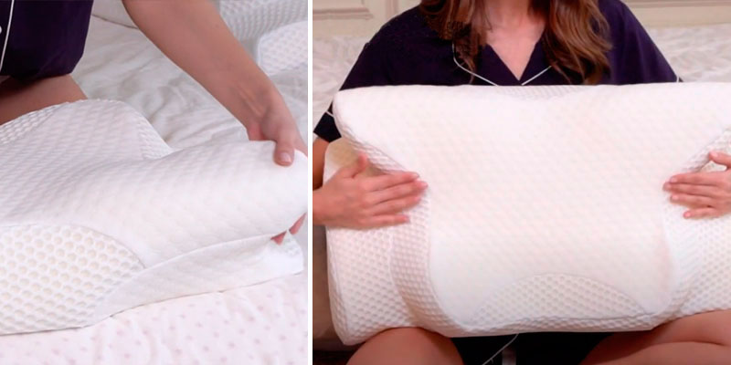 Review of Coisum Cervical Pillow Contour Pillow for Back Sleepers