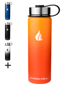 HYDRO CELL Stainless Steel Water Bottle with Straw