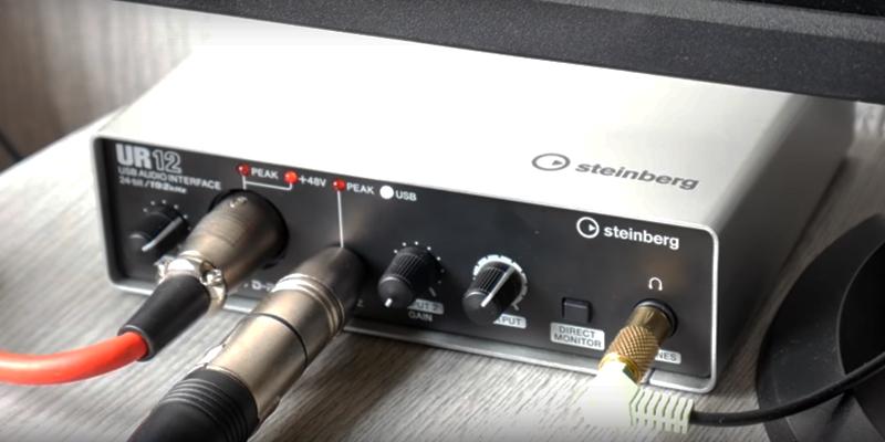 Steinberg UR12 Audio Interface in the use