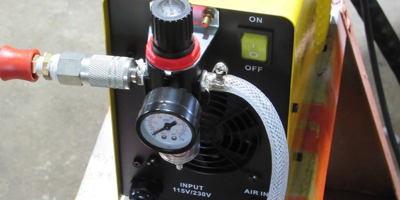 hynade HYC45D Plasma Cutter, Dual Voltage 115/230V plasma cutting machine in the use