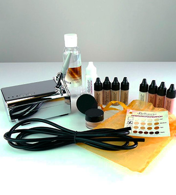 Review of Belloccio Airbrush Cosmetic Makeup System Professional Beauty Deluxe