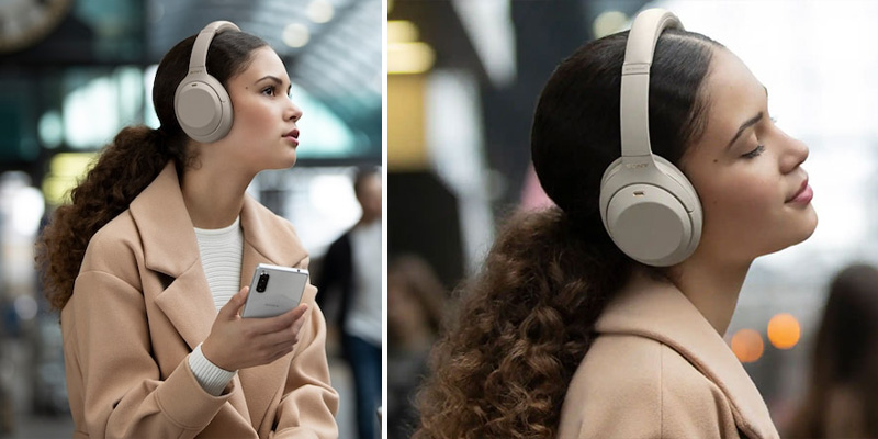 Sony WH1000XM4/S Wireless Premium Noise Canceling Overhead Headphones in the use