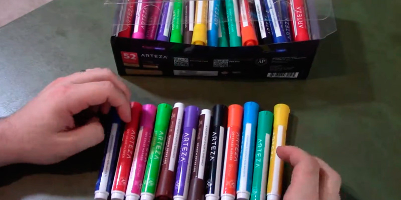 Review of ARTEZA Dry Erase Markers 12 Assorted Colors