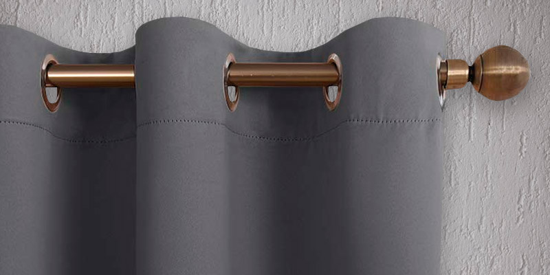 Review of NICETOWN FBA_NTGMBLKSLD24263C1 Thermal Insulated Grommet Blackout Curtains