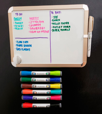 Review of U Brands Dry Erase Markers Low Odor Magnetic Double Ended