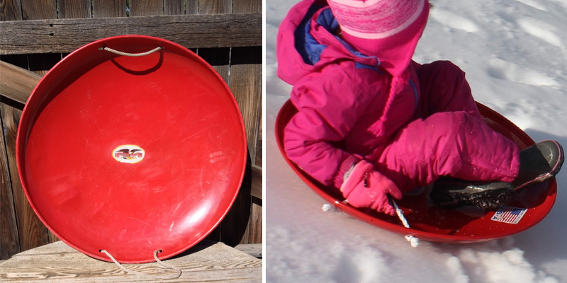 Review of Flexible Flyer Metal Disc Saucer Snow Sled