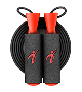 Fitness Factor Adjustable Jump Rope with Carrying Pouch