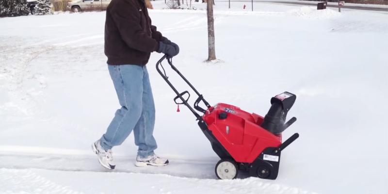 Review of Troy-Bilt Squall 2100 Electric Start Single-Stage Snow Thrower
