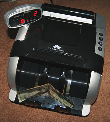 Review of Teraputics TK-950B Money Counter Elite w/Fast Count - UV/MG/IR Counterfeit