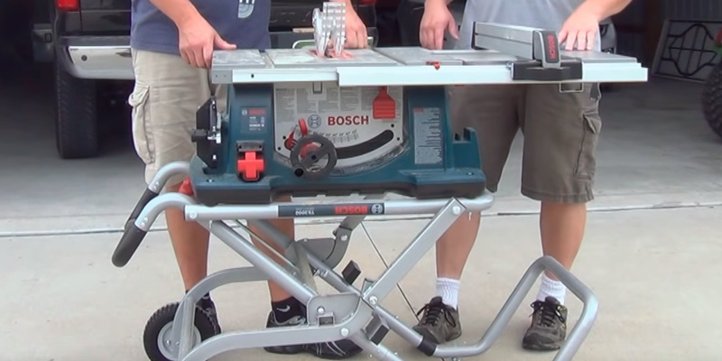 Review of Bosch 4100-09 with Gravity-Rise Stand Table Saw