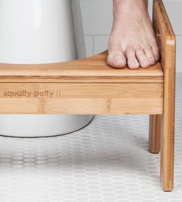 Review of Squatty Potty Bamboo The Original Bathroom Toilet Stool