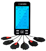 NueMedics Pulse Massager (24 Massage Modes, 6 Large Pads for Pain Relief)