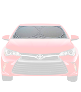 A1 Windshield Sun Shade Luxurious 210T Fabric for Maximum UV and Sun Protection -Foldable Sunshade